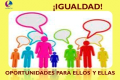 IGUALDAD DE GÉNERO IGUALDAD DE OPORTUNIDADES