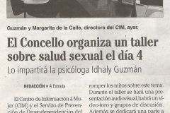 Diario Faro de Vigo Idhaly Guzmán Margarita De La Calle Salud Sexual 2017 08 26