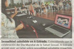 Diario La Voz de Galicia Idhaly Guzmán Salud Sexual 2017-09-05